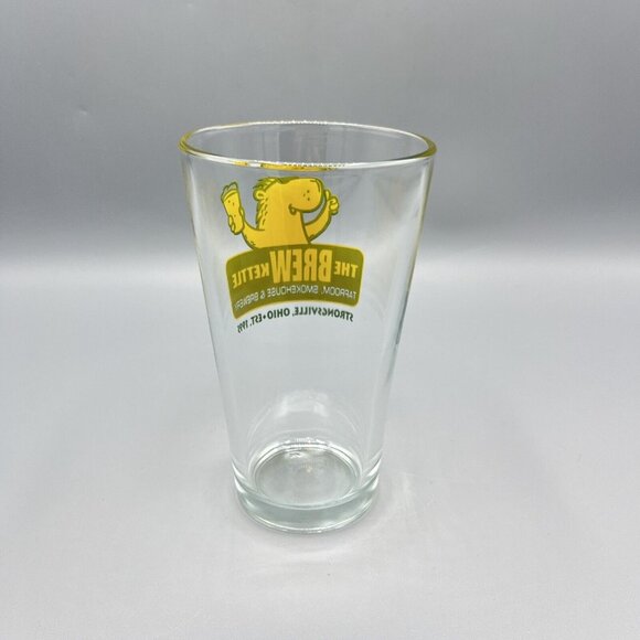 The Brew Kettle Taproom Pint 16 Oz. Beer Glass Strongsville Ohio Cleveland - Picture 3 of 5